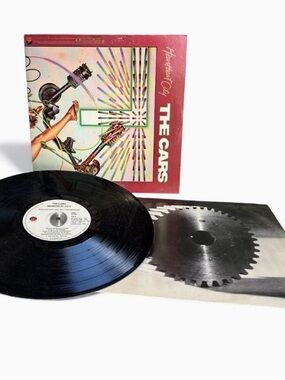 The Cars Heartbeat City LP 1984 Elektra Vinyl w/ Inner & Lyric Sleeve Gatefold